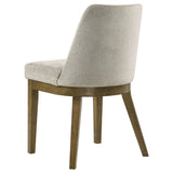Castlewood Upholstered Side Chair Light Tan (Set of 2) - Tampa Furniture Outlet