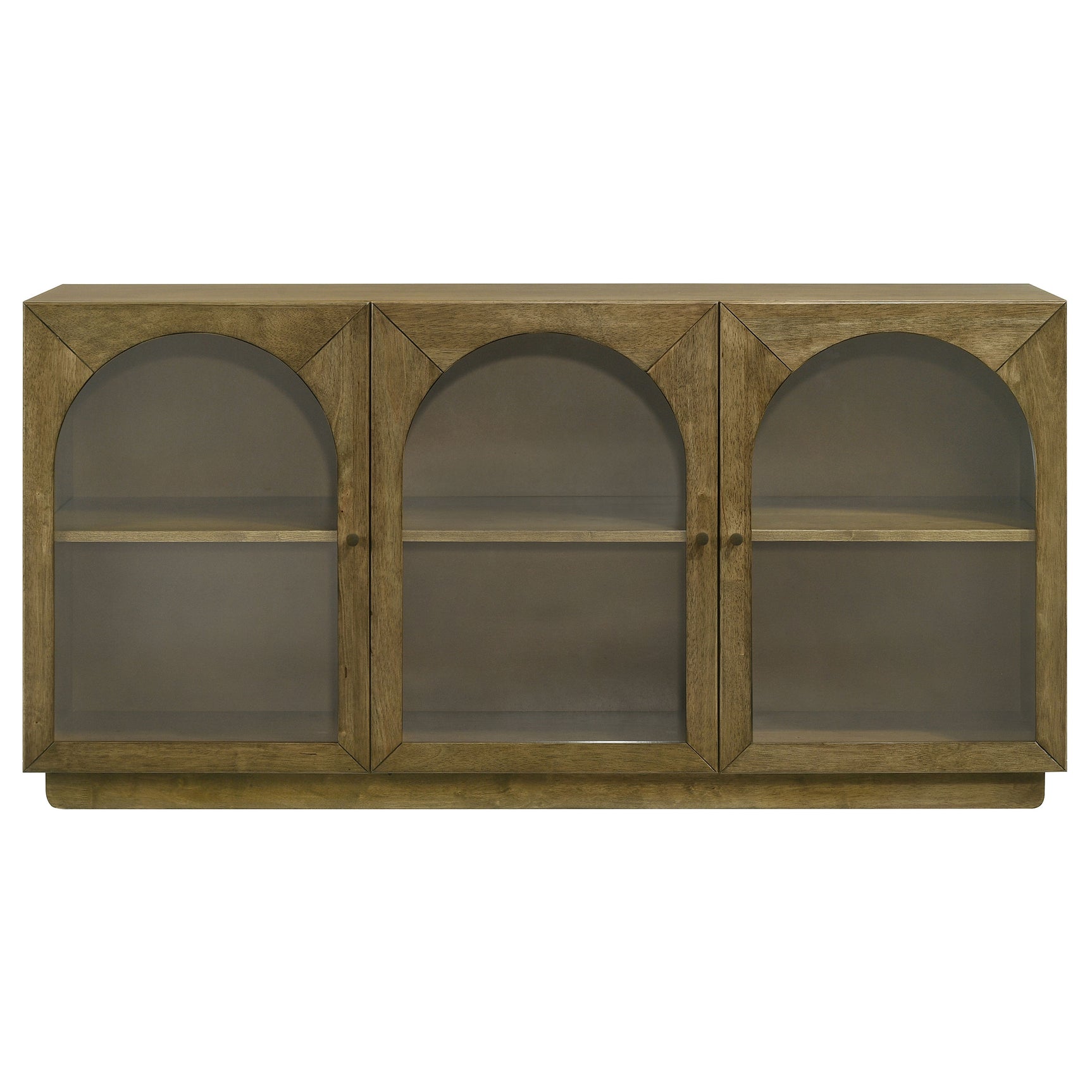 Castlewood 71-inch Dining Sideboard Buffet Server Brown Oak - Tampa Furniture Outlet