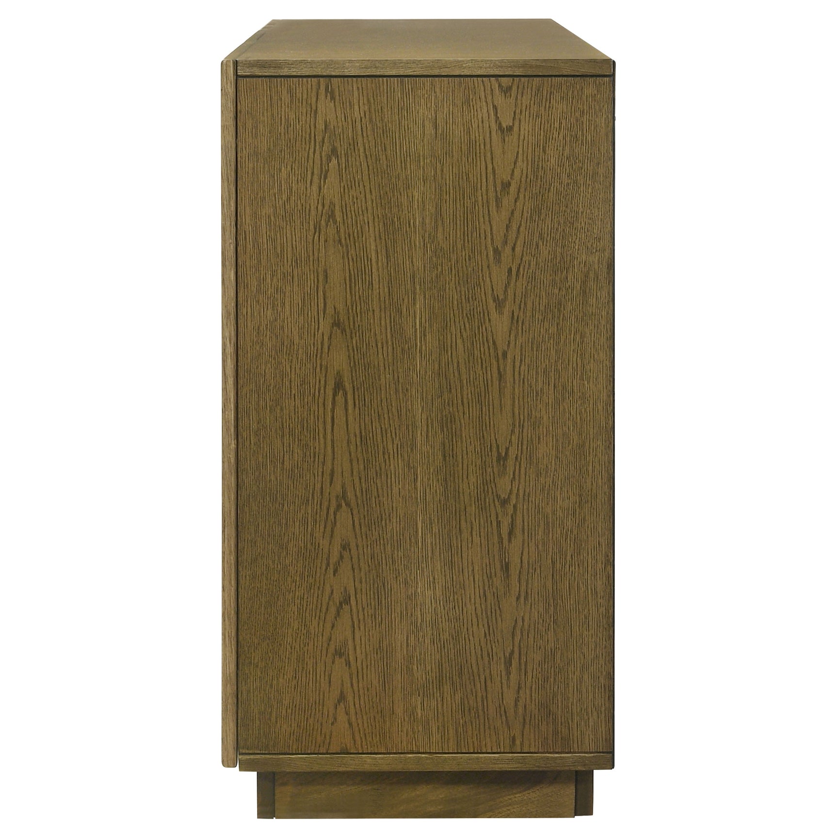 Castlewood 71-inch Dining Sideboard Buffet Server Brown Oak - Tampa Furniture Outlet
