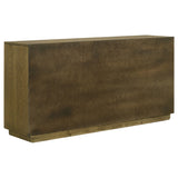 Castlewood 71-inch Dining Sideboard Buffet Server Brown Oak - Tampa Furniture Outlet