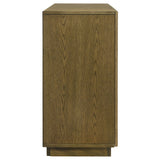 Castlewood 71-inch Dining Sideboard Buffet Server Brown Oak - Tampa Furniture Outlet