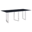 Tampa Furniture Outlet - Coaster - Desden 79-inch Rectangular Sintered Stone Dining Table Grey - 109361
