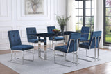 Desden 79-inch Rectangular Sintered Stone Dining Table Grey - Tampa Furniture Outlet
