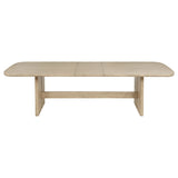 Kailani 10-piece Wood Dining Set with Sideboard Beige Oak - Tampa Furniture Outlet