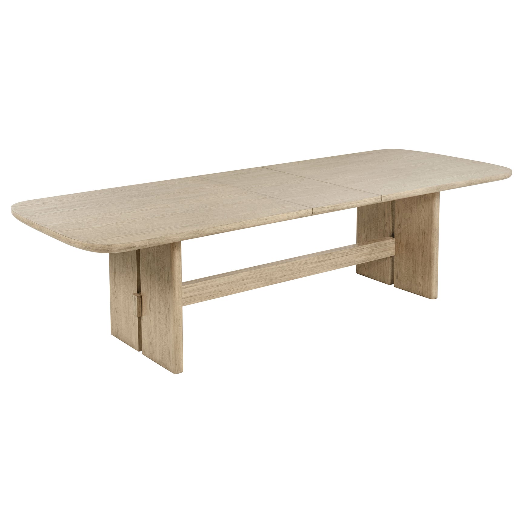 Kailani 110-inch Rectangular Wood Dining Table Beige Oak - Tampa Furniture Outlet