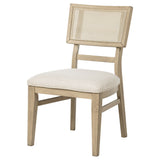 Kailani Rattan Cane Dining Side Chair Beige Oak (Set of 2) - Tampa Furniture Outlet