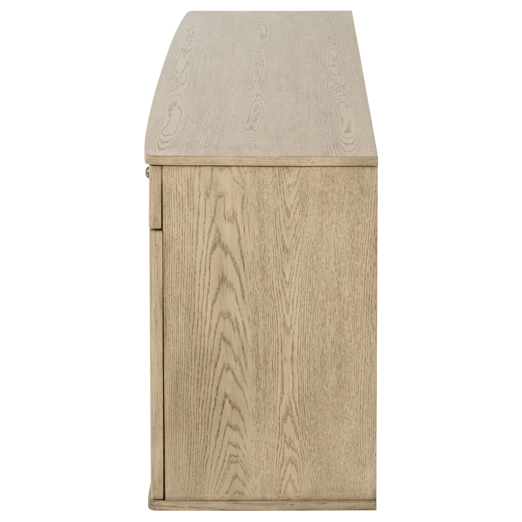 Kailani 4-door Cane Sideboard Buffet Cabinet Beige Oak - Tampa Furniture Outlet