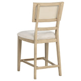 Kailani Rattan Cane Counter Side Chair Beige Oak (Set of 2) - Tampa Furniture Outlet