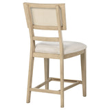 Kailani Rattan Cane Counter Side Chair Beige Oak (Set of 2) - Tampa Furniture Outlet