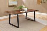Ditman 80-inch Live Edge Dining Table Grey Sheesham - Tampa Furniture Outlet