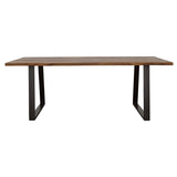Ditman 80-inch Live Edge Dining Table Grey Sheesham - Tampa Furniture Outlet