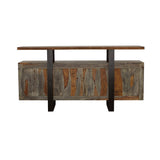Ditman 4-door Solid Wood Sideboard Buffet Grey Sheesham - Tampa Furniture Outlet