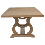 Brockway 5-piece Extension Leaf Dining Set Barley Brown - Tampa Furniture Outlet