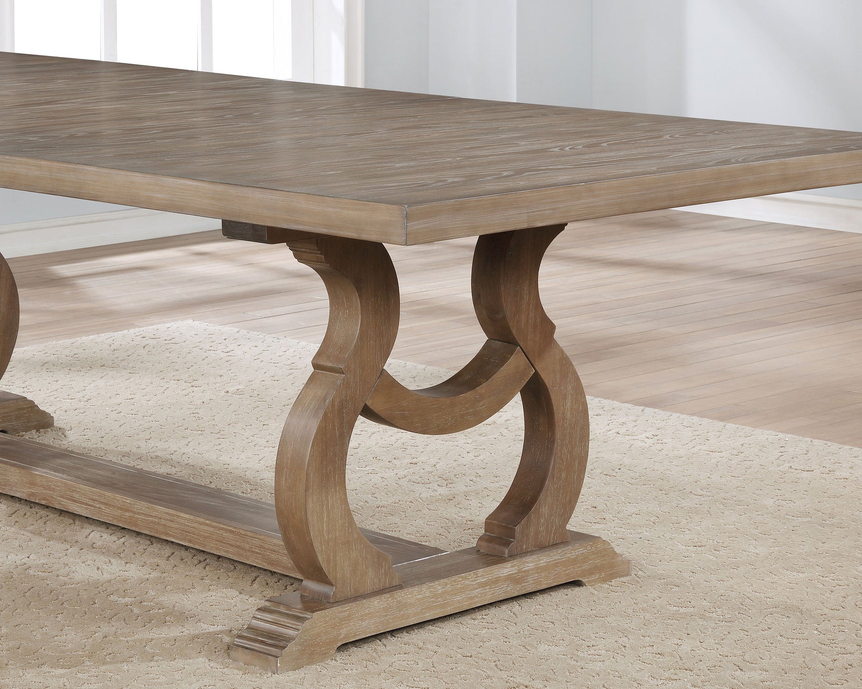 Brockway 5-piece Extension Leaf Dining Set Barley Brown - Tampa Furniture Outlet