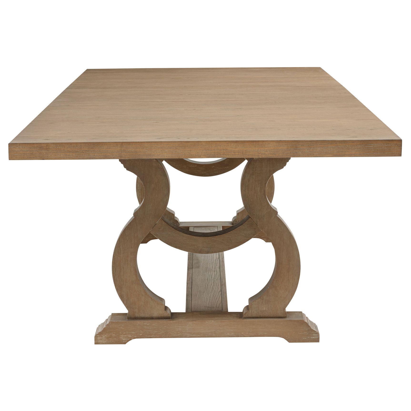 Brockway 104-inch Extension Leaf Dining Table Barley Brown - Tampa Furniture Outlet