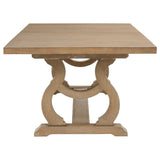 Brockway 104-inch Extension Leaf Dining Table Barley Brown - Tampa Furniture Outlet