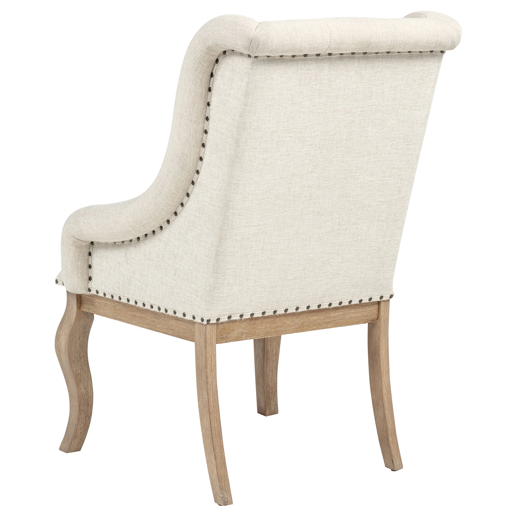 Brockway Upholstered Arm Chair Barley Brown (Set of 2) - Tampa Furniture Outlet