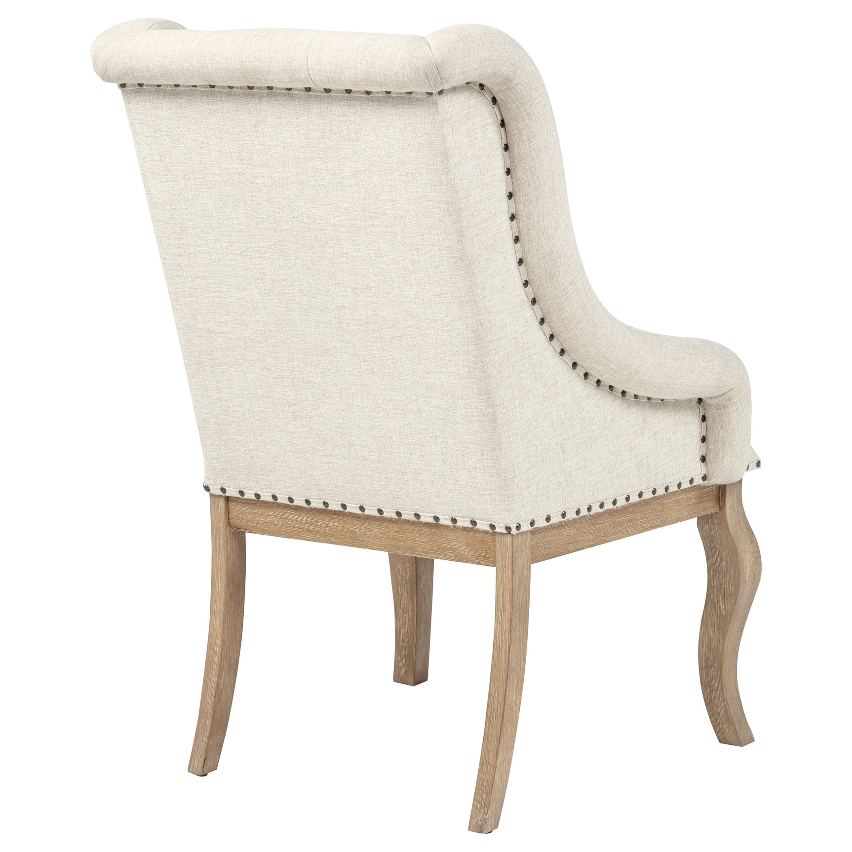 Brockway Upholstered Arm Chair Barley Brown (Set of 2) - Tampa Furniture Outlet