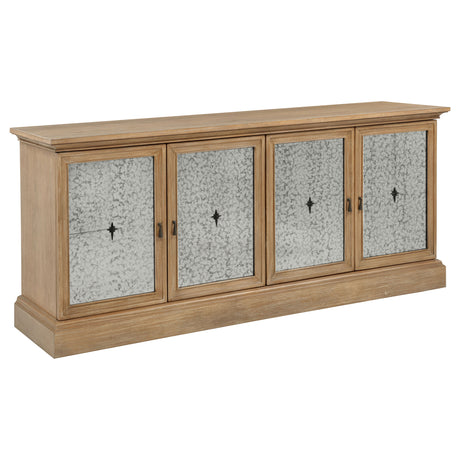 Tampa Furniture Outlet - Coaster - Brockway 4-door Dining Sideboard Buffet Cabinet Barley Brown - 110295