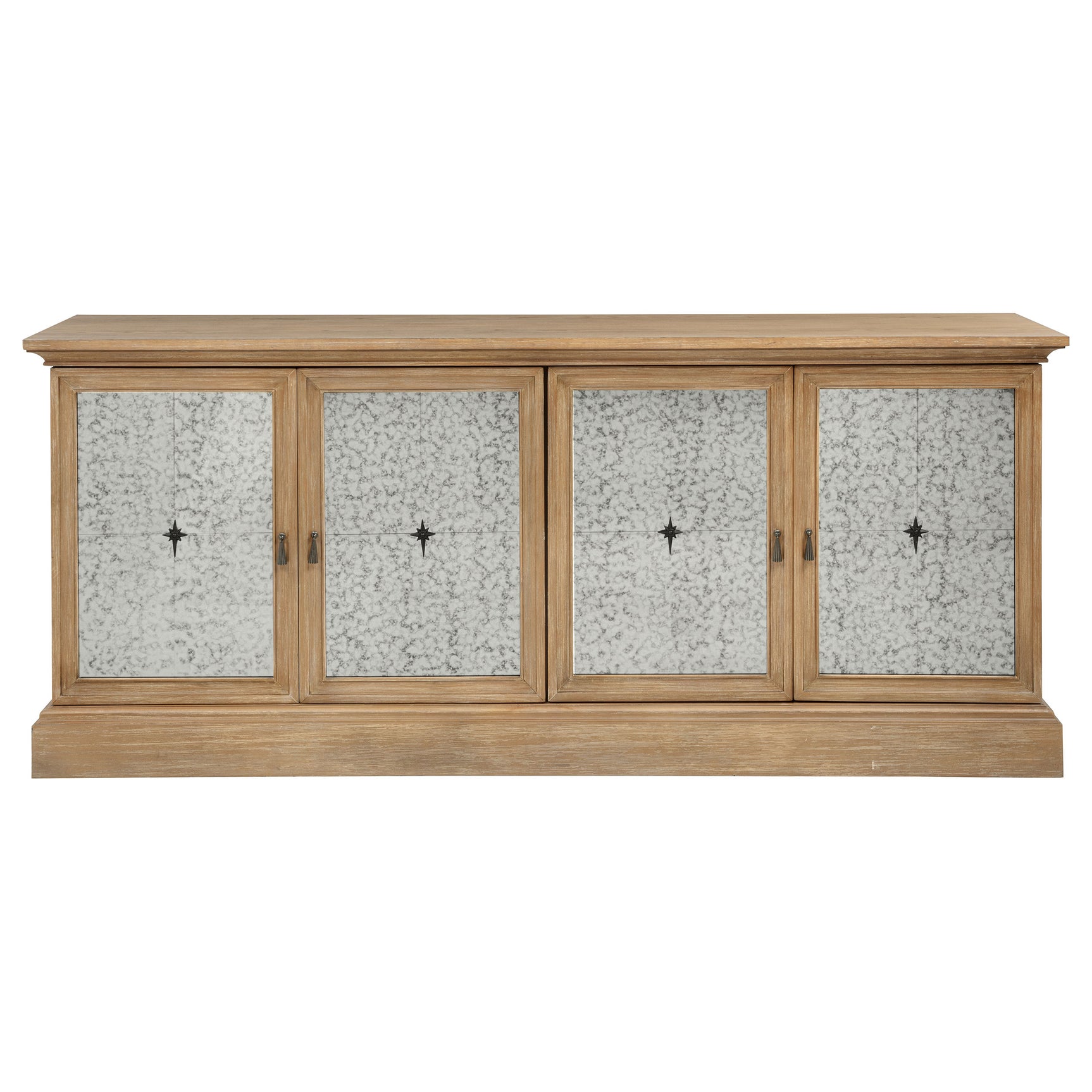 Brockway 4-door Dining Sideboard Buffet Cabinet Barley Brown - Tampa Furniture Outlet