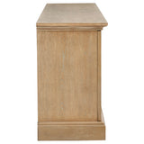 Brockway 4-door Dining Sideboard Buffet Cabinet Barley Brown - Tampa Furniture Outlet
