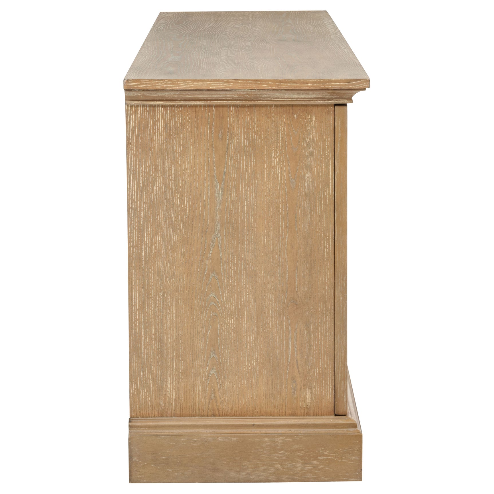 Brockway 4-door Dining Sideboard Buffet Cabinet Barley Brown - Tampa Furniture Outlet