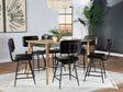 Tampa Furniture Outlet - Coaster - Partridge 7-piece Counter Dining Set Sheesham and Espresso - 110578-S7E