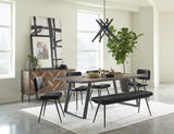 Misty Leather Upholstered Dining Chair Espresso (Set of 2) - Tampa Furniture Outlet
