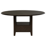 Twyla 5-piece 60-inch Round Wood Dining Table Set Dark Cocoa - Tampa Furniture Outlet