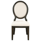 Twyla 5-piece 60-inch Round Wood Dining Table Set Dark Cocoa - Tampa Furniture Outlet