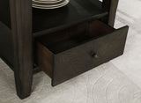 Twyla 5-piece 60-inch Round Wood Dining Table Set Dark Cocoa - Tampa Furniture Outlet