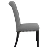 Alana Fabric Upholstered Dining Side Chair Grey (Set of 2) - Tampa Furniture Outlet