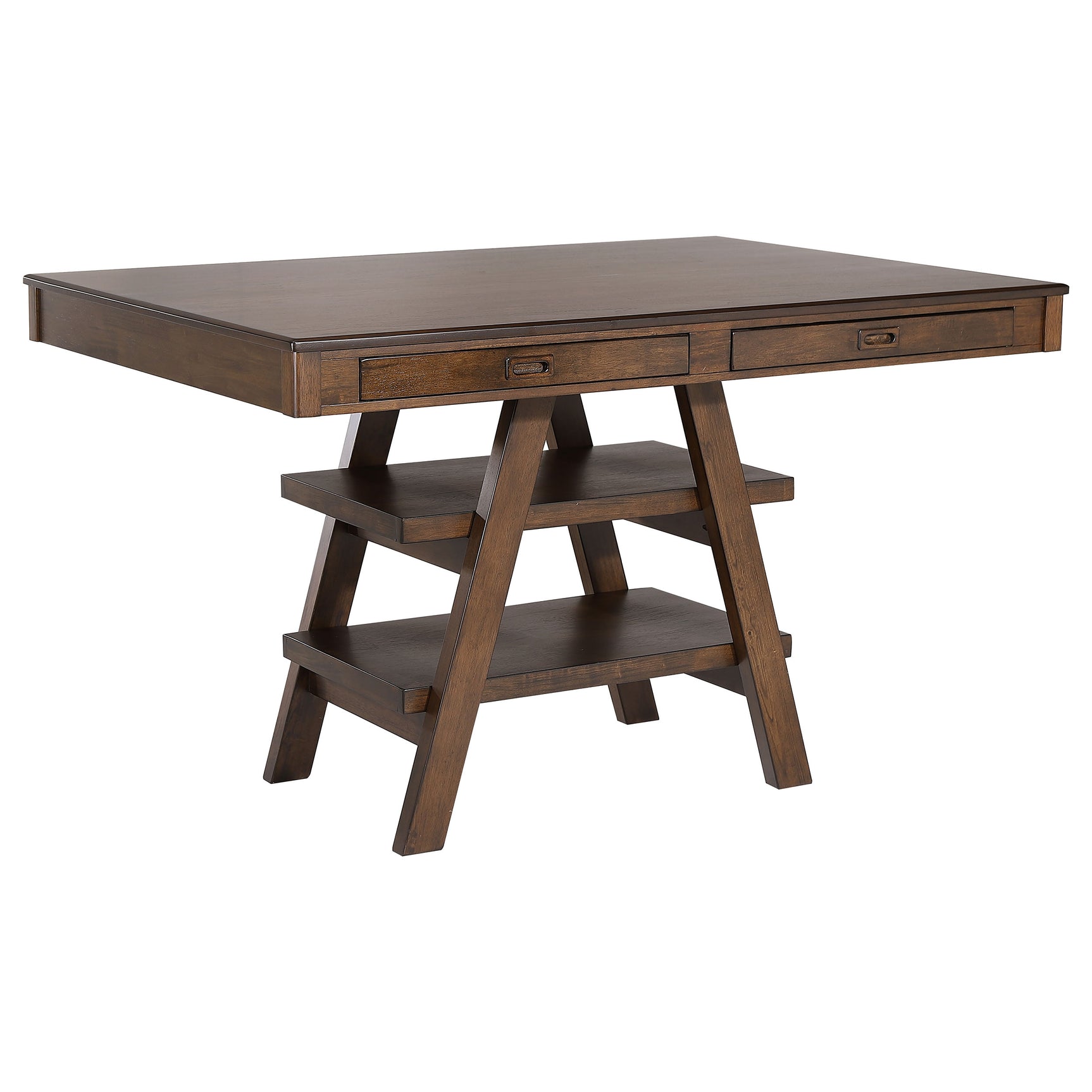 Dewey 5-piece Rectangular Dining Table Set Walnut - Tampa Furniture Outlet