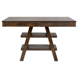Dewey Rectangular 60-inch Counter Height Dining Table Walnut - Tampa Furniture Outlet