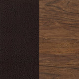 Dewey Upholstered Counter Chair Walnut (Set of 2) - Tampa Furniture Outlet