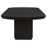Leandro 9-piece Rectangular Dining Table Set Burnished Black