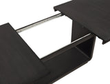 Leandro 78-inch Extension Dining Room Table Burnished Black