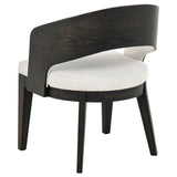 Leandro Upholstered Dining Arm Chair Cream (Set of 2)