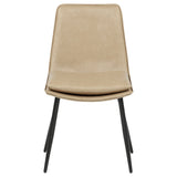 Ortega Upholstered Dining Side Chair Tan (Set of 2)