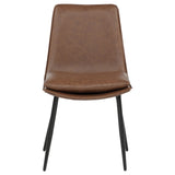 Ortega Upholstered Dining Side Chair Coffee (Set of 2) - Tampa Furniture Outlet
