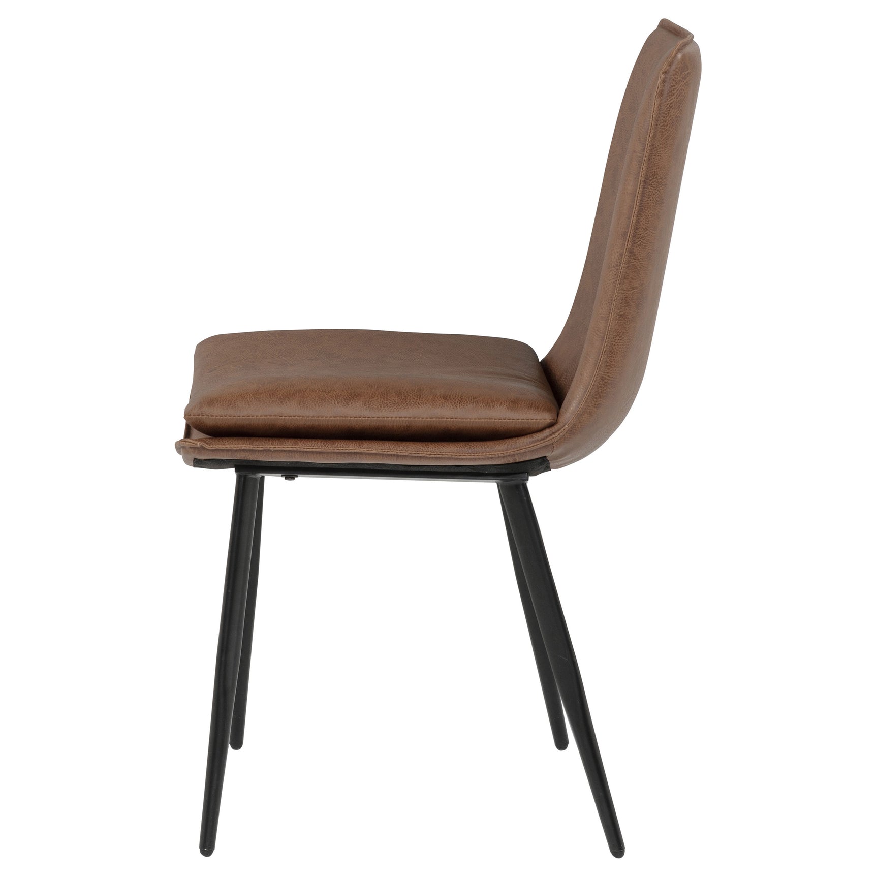 Ortega Upholstered Dining Side Chair Coffee (Set of 2) - Tampa Furniture Outlet