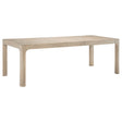 Tampa Furniture Outlet - Coaster - Solano 90-inch Extension Dining Table Weathered Mango - 115501