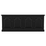 Florence 4-door Dining Sideboard Buffet Distressed Black - Tampa Furniture Outlet