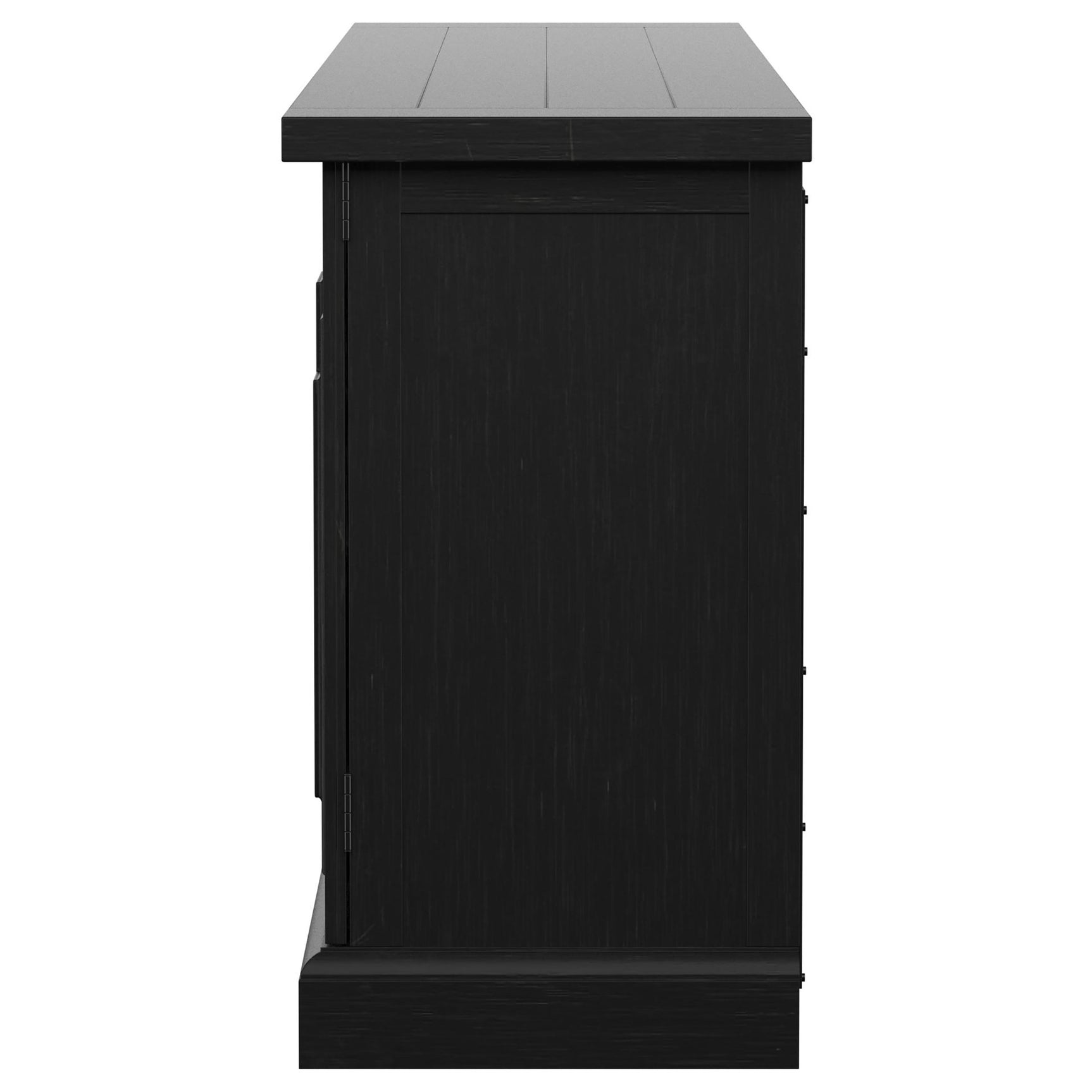 Florence 4-door Dining Sideboard Buffet Distressed Black - Tampa Furniture Outlet