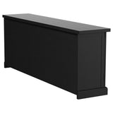 Florence 4-door Dining Sideboard Buffet Distressed Black - Tampa Furniture Outlet