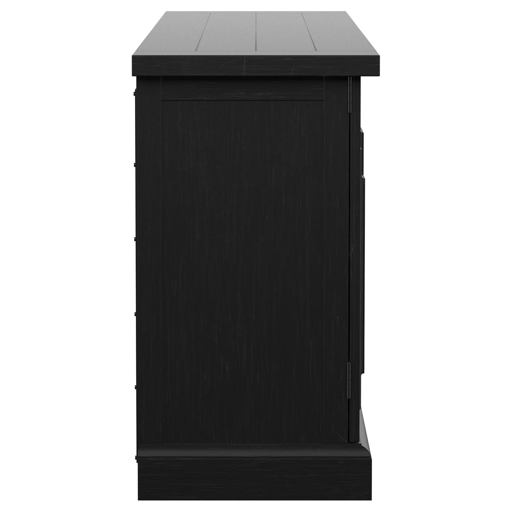 Florence 4-door Dining Sideboard Buffet Distressed Black - Tampa Furniture Outlet
