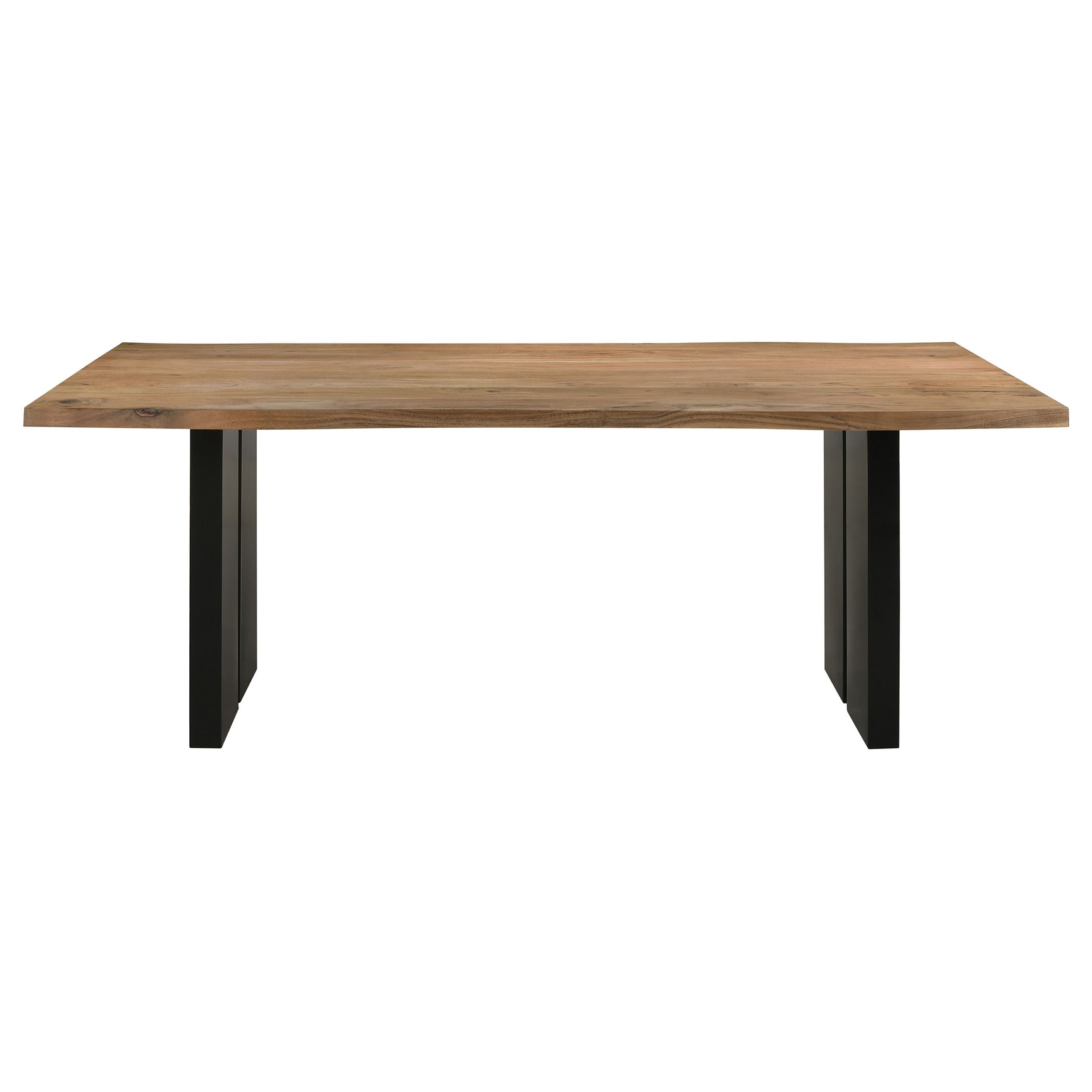 Bradshaw 80-inch Live Edge Wood Dining Table Natural Acacia - Tampa Furniture Outlet