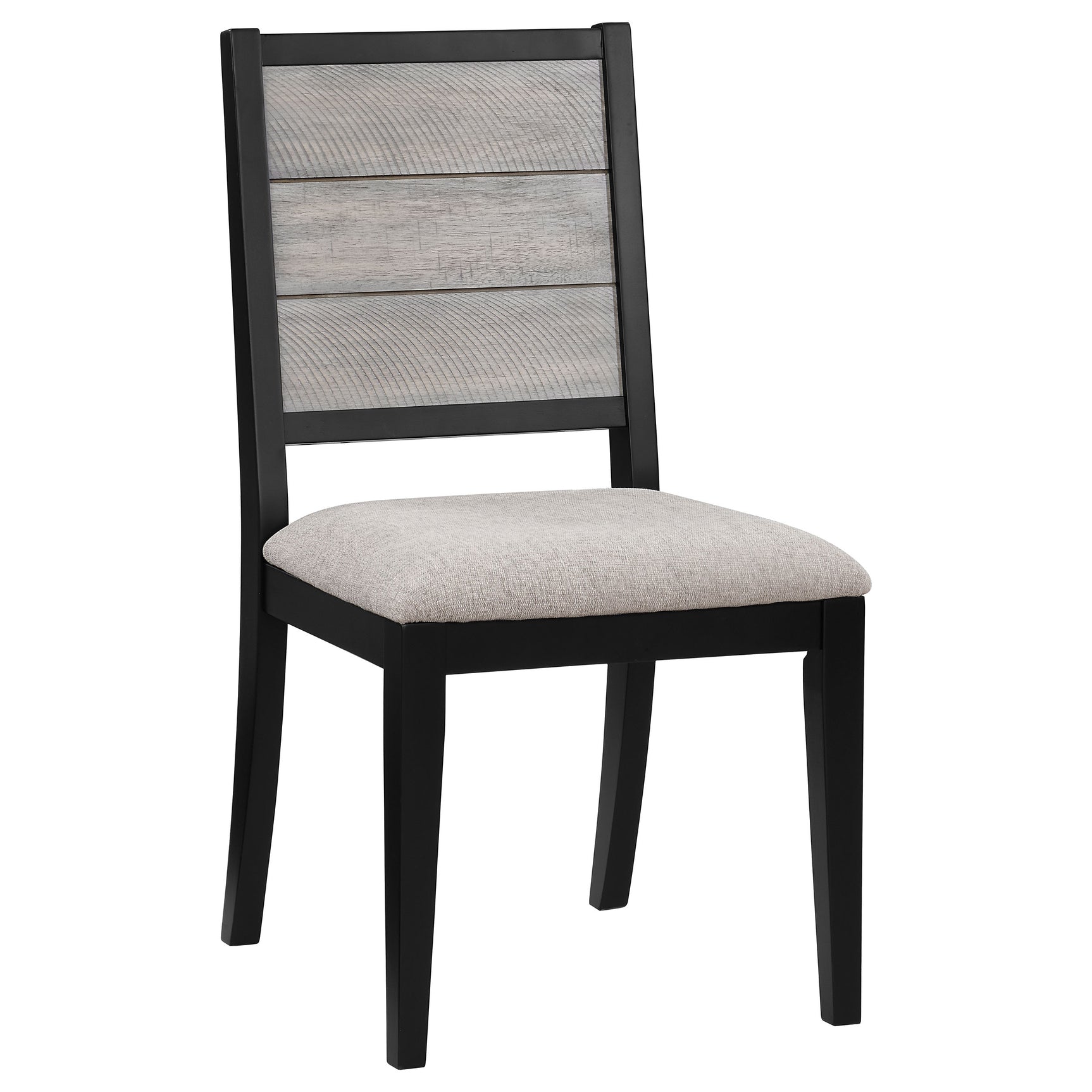 Elodie 7-piece Rectangular Extension Leaf Dining Set Black - Tampa Furniture Outlet
