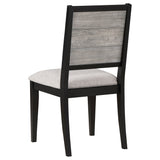 Elodie 7-piece Rectangular Extension Leaf Dining Set Black - Tampa Furniture Outlet