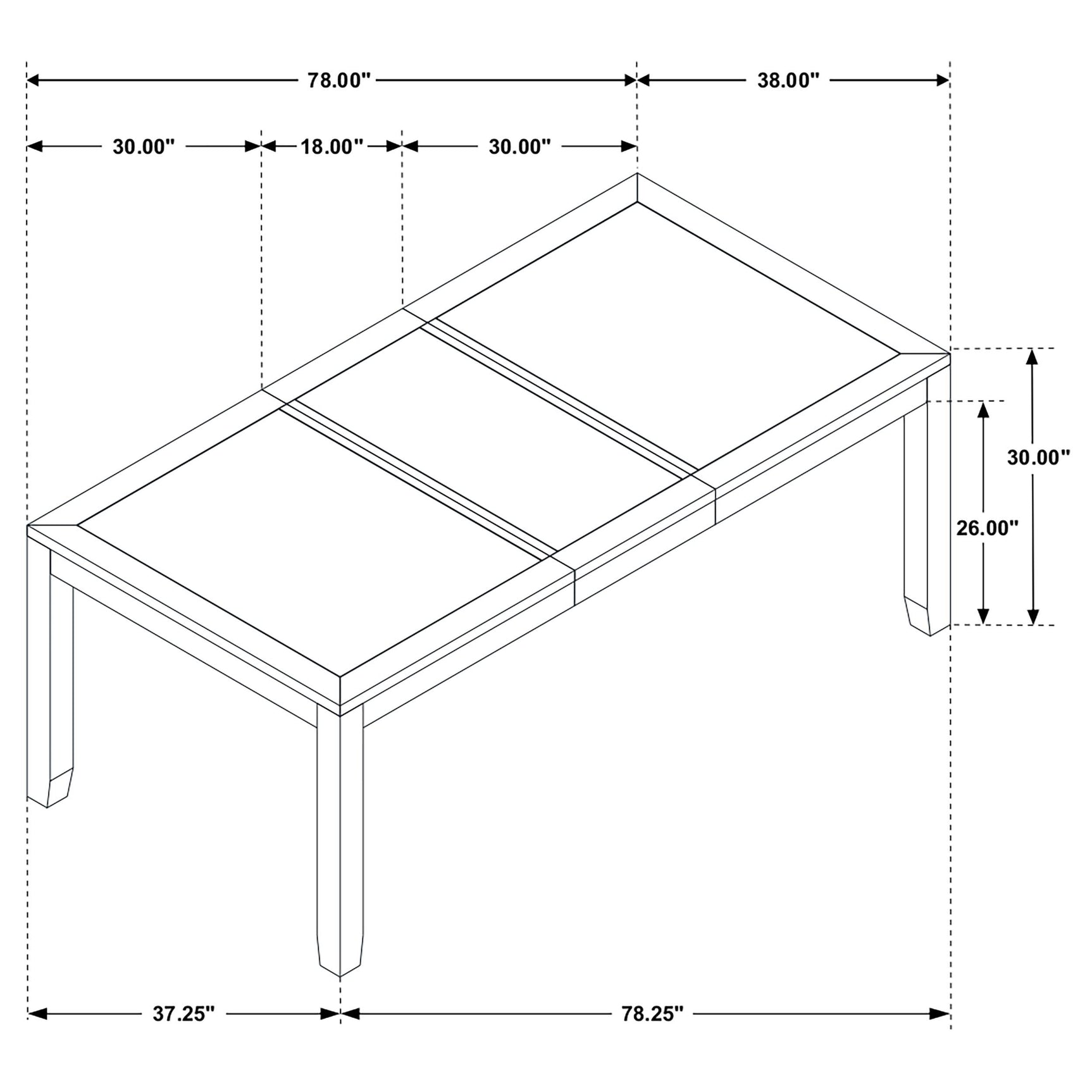 Elodie 7-piece Rectangular Extension Leaf Dining Set Black - Tampa Furniture Outlet